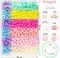720 Pieces Candy Color Acrylic Heart Beads Star And Round Beads, Colorful Assorted Plastic Pastel Circle Shape Cute Loose Beads Bulk for Bracelets Jewelry Making DIY Crafts Necklace